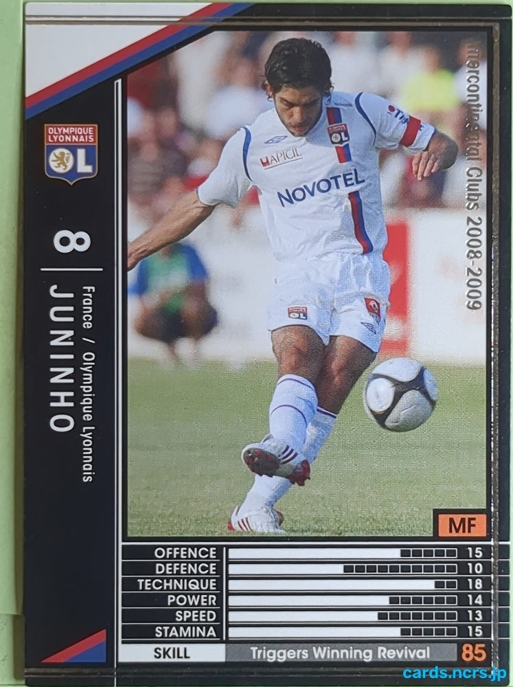 Panini WCCF Football WCCF/2008-2009-136/352 N Juninho Paulista Trading Card EX