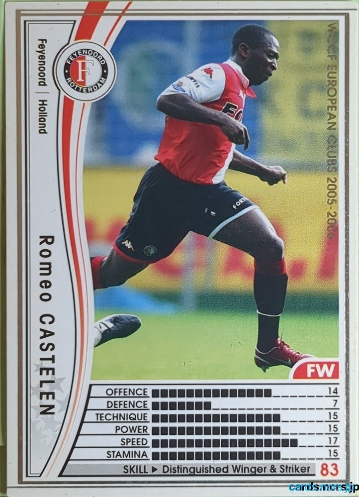 Panini WCCF Football WCCF/2005-2006-173/336 N Romeo Castelén Trading Card EX