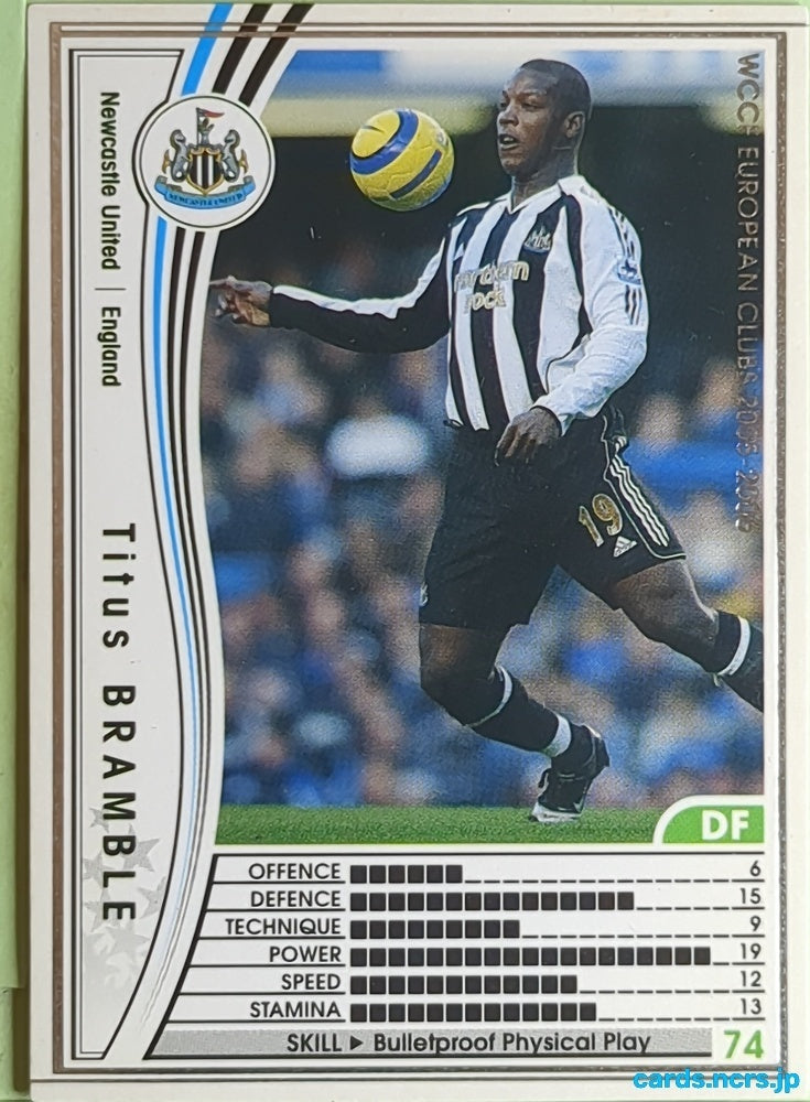 Panini WCCF Football WCCF/2005-2006-068/336 N Titus Bramble Trading Card EX