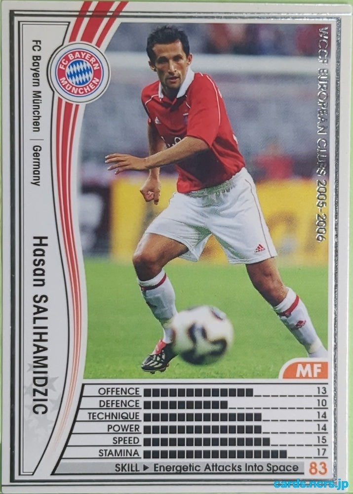 Panini WCCF Football WCCF/2005-2006-138/336 N Hasan Salihamidžić Trading Card EX