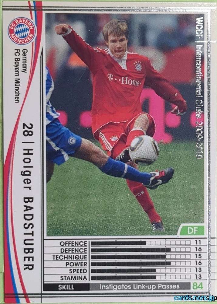Panini WCCF Football WCCF/2009-2010-162/384 N Holger Badstuber Trading Card EX