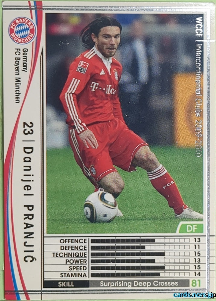 Panini WCCF Football WCCF/2009-2010-165/384 N Danijel Pranjić Trading Card EX