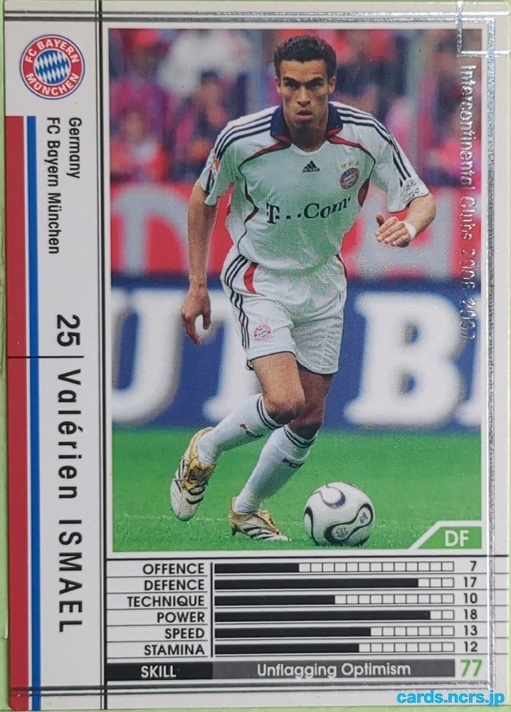 Panini WCCF Football WCCF/2006-2007-195/384 N Valérien Ismael Trading Card EX