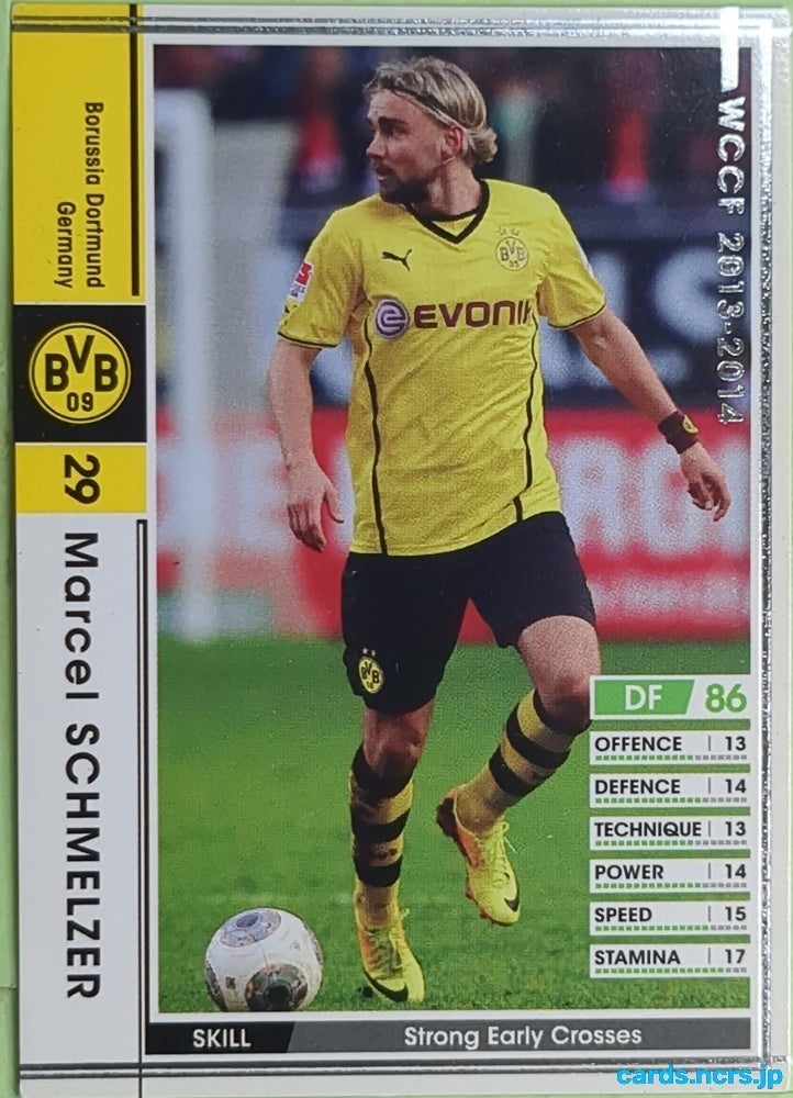 Panini WCCF Football WCCF/2013-2014-086/385 N Marcel Schmelzer Trading Card EX