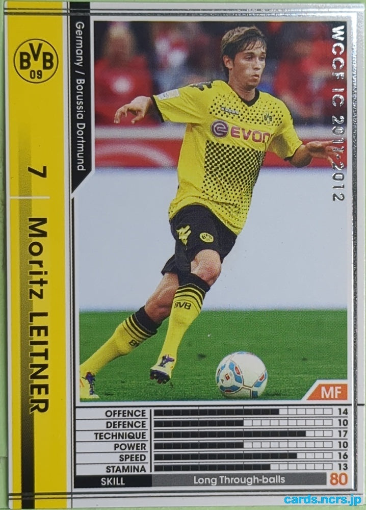 Panini WCCF Football WCCF/2011-2012-109/384 N Moritz Leitner Trading Card EX