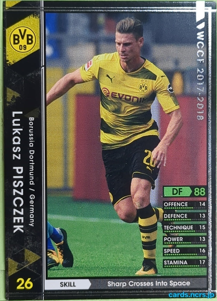 Panini WCCF Football WCCF/2017-2018-068/272 N Lukasz Piszczek Trading Card EX