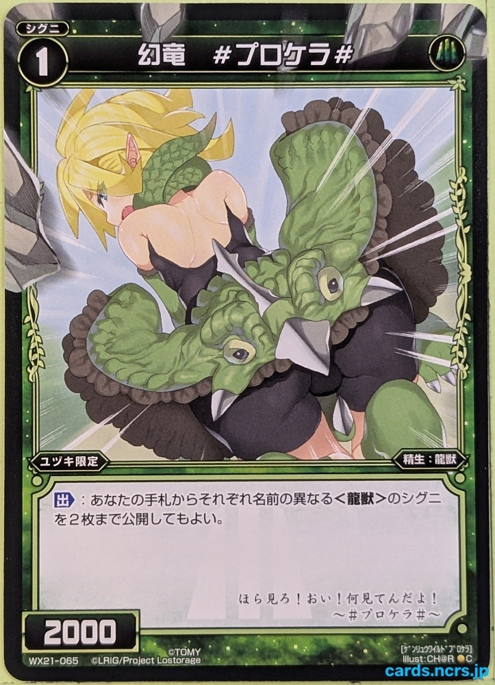 Wixoss Bk Wixoss WX21-065 C Procera Trading Card NM