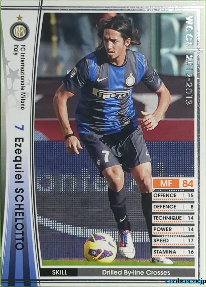 Panini WCCF Football WCCF/2012-2013-205/384 N Ezequiel Schelotto Trading Card EX