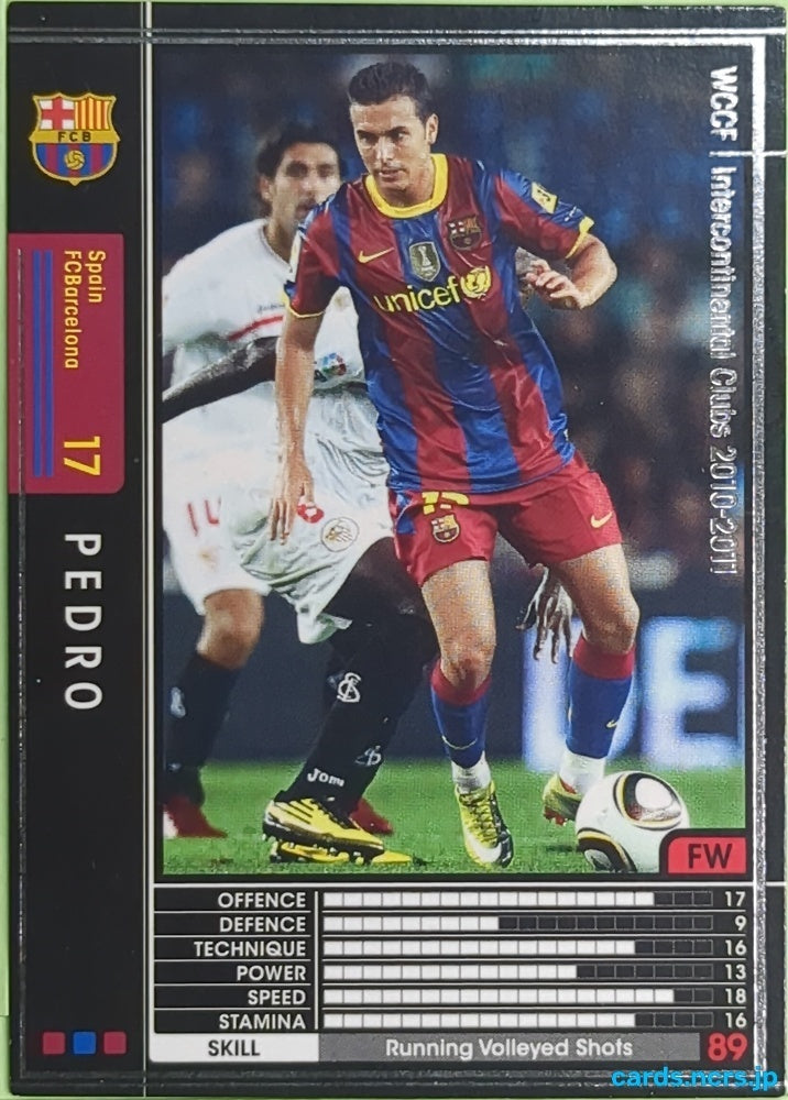 Panini WCCF Football WCCF/2010-2011-287/352 N Pedro Miguel Pauleta Trading Card EX