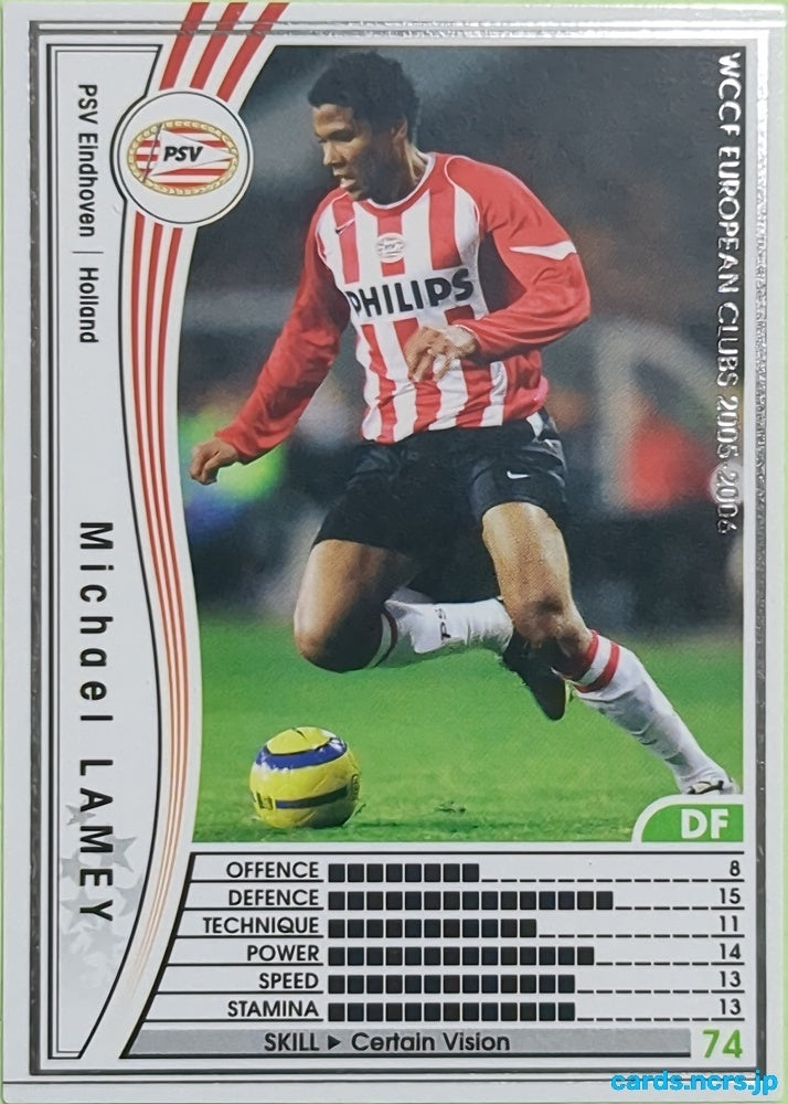 Panini WCCF Football WCCF/2005-2006-180/336 N Michael Lamey Trading Card EX