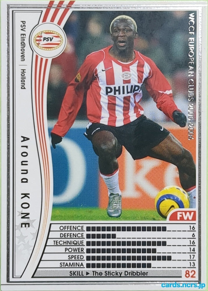 Panini WCCF Football WCCF/2005-2006-191/336 N Arouna Koné Trading Card EX