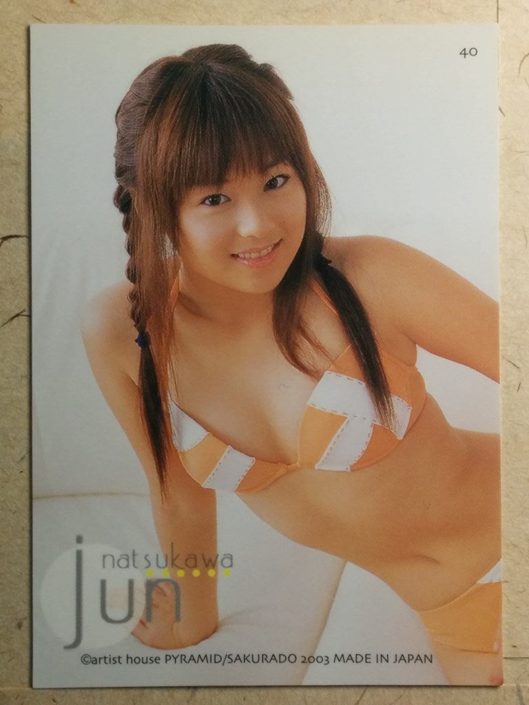 Japanese Idol Collective Cards  -Jyun Natsukawa-   Trading Card SAK/2003/JN-40