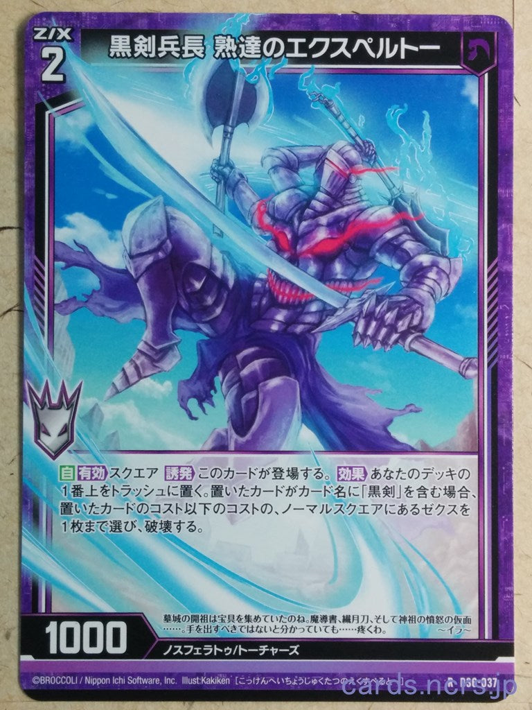 Z/X Zillions of Enemy X Z/X -Experto-  Black Sword Corporal Trading Card R-B36-037