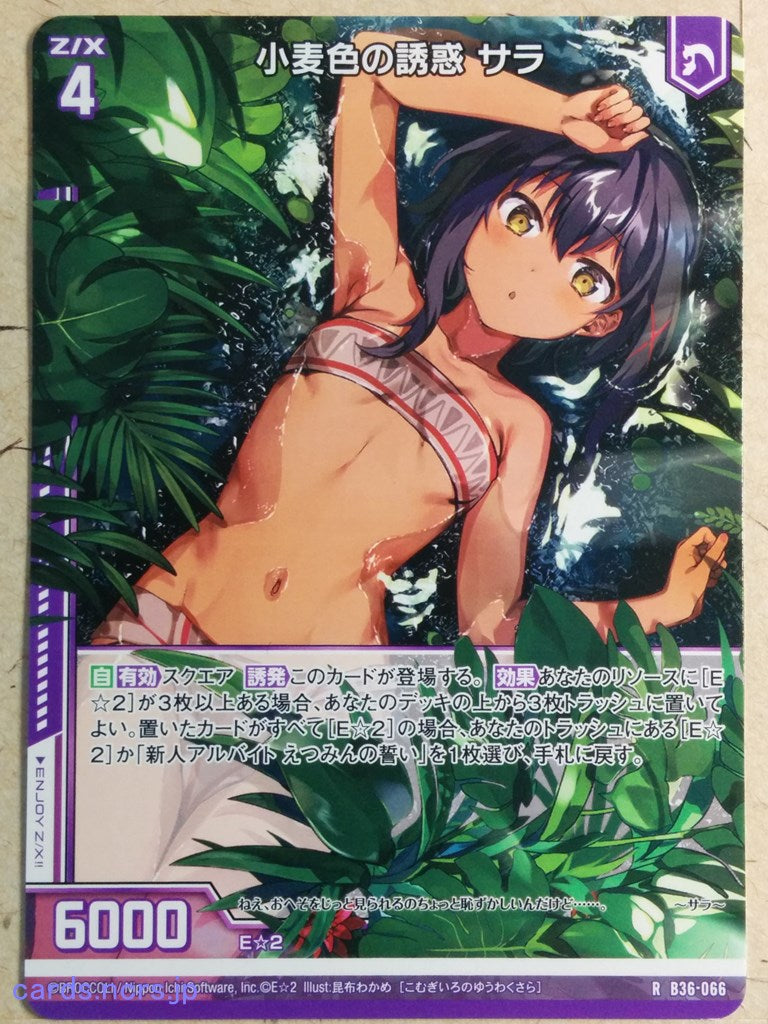 Z/X Zillions of Enemy X Z/X -Sara-  Light Brown Allure Trading Card R-B36-066