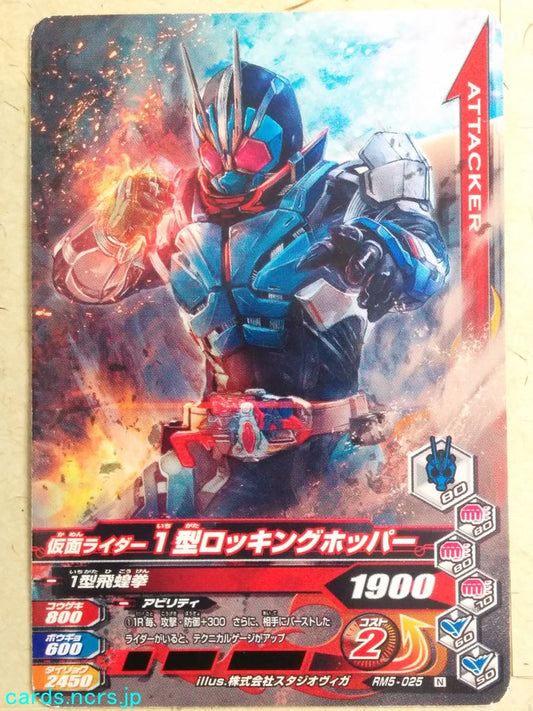Ganbarizing Kamen Rider -Ichi-Gata Rocking Hopper-   Trading Card GAN/RM5-025N