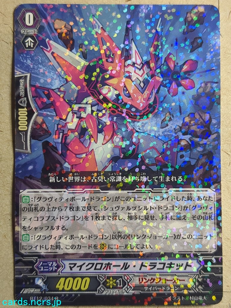 Cardfight!! Vanguard  Micro-hole Dracokid Trading Card VAN/BT12/034R