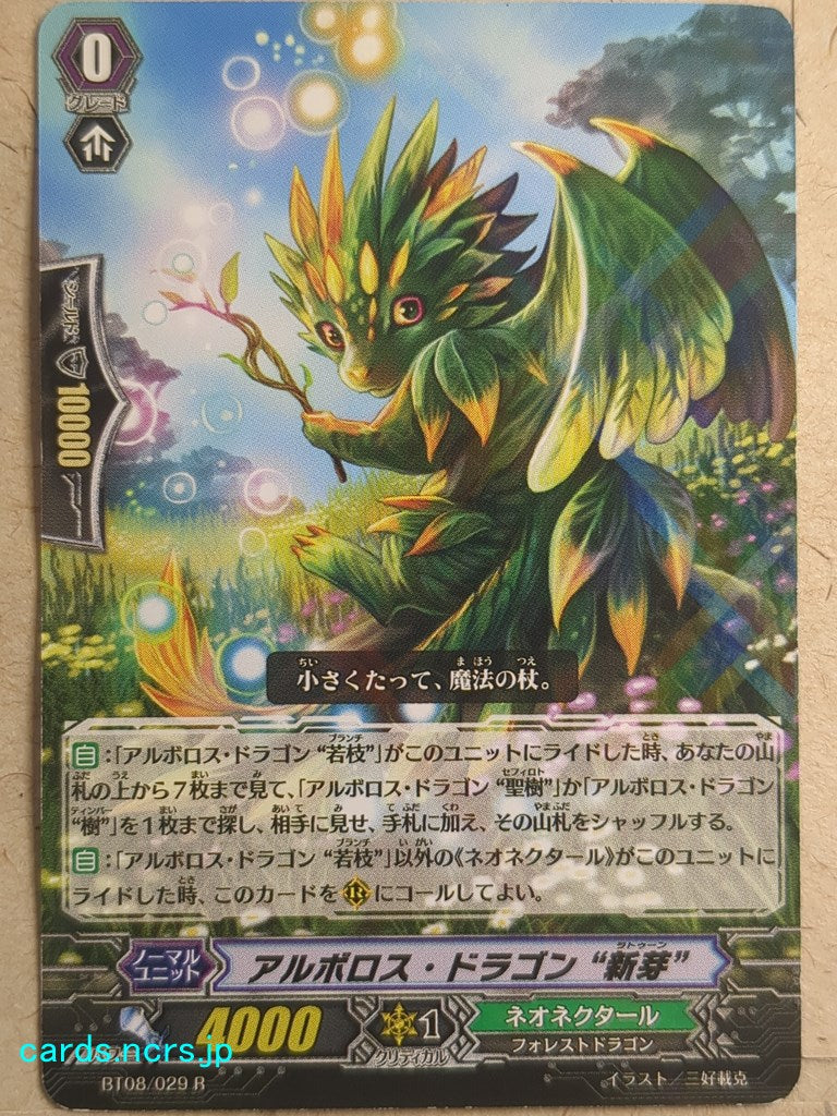 Cardfight!! Vanguard  -Ratoon-  Arboros Dragon Trading Card VAN/BT08/029R