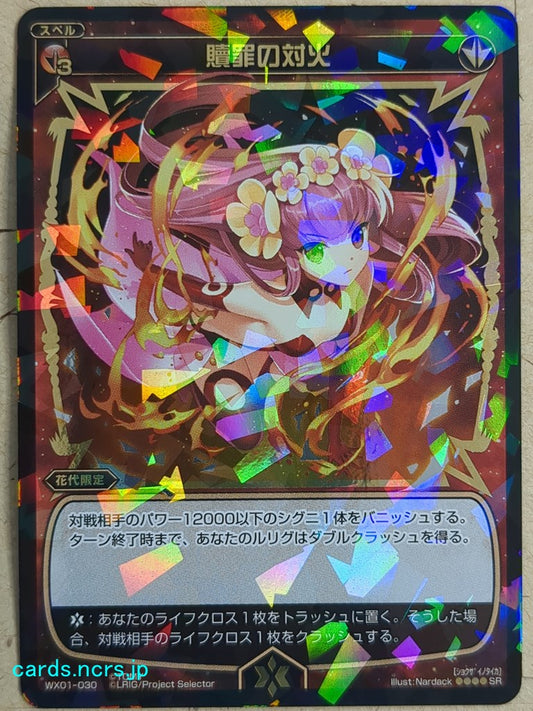 Wixoss Black Wixoss Fires of Atonement Trading Card WX01-030