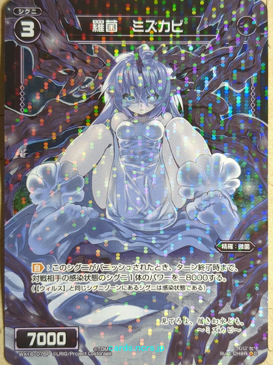 Wixoss Black Wixoss -Watermold-  Natural Bacteria Trading Card WX16-076P