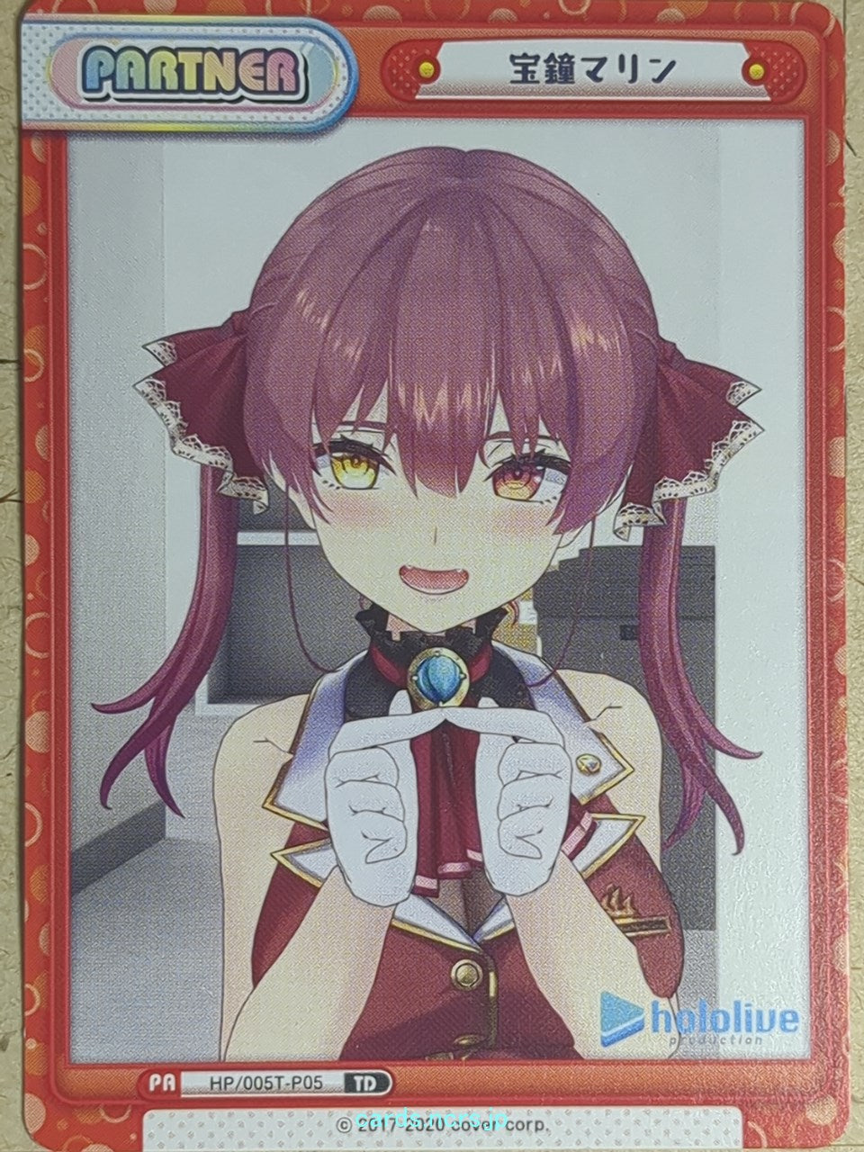 Re birth for you Hololive -Houshou Marine-   Trading Card RE/HP/005T-P05